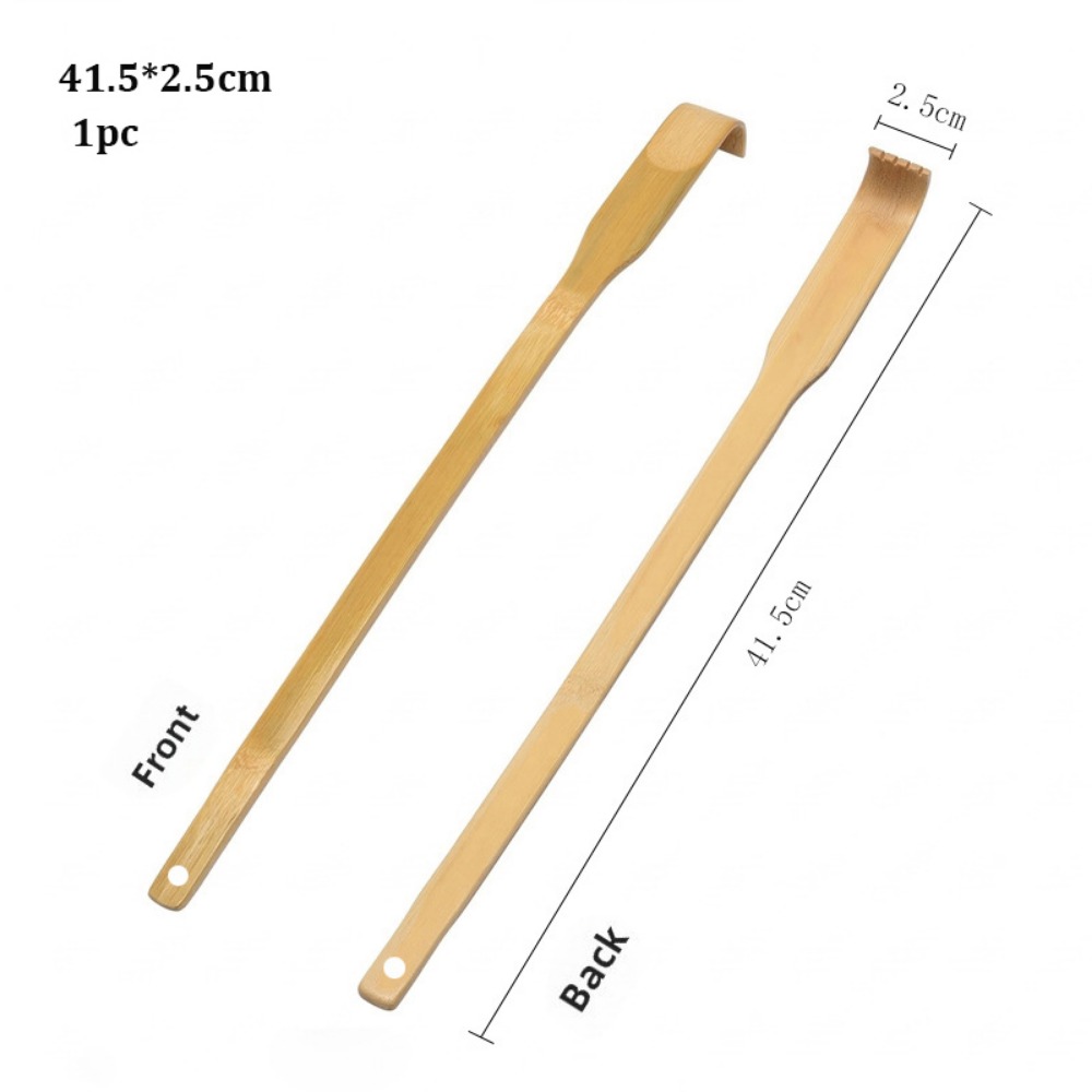 Muscle Roller Stick - 耐久性のあるマッサージャーバックスクラッチャー竹製マルチスタイル木製ボディローラースティック41.5〜46.5cmバックスクラッチャー木製スクラッチングツール
