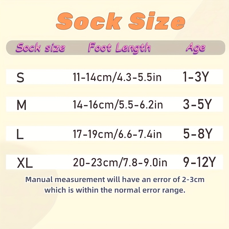 5足組の子供用フロアソックス、文字ストライプ、漫画の大きな目 - Anti Blister Sock のレビューと価格