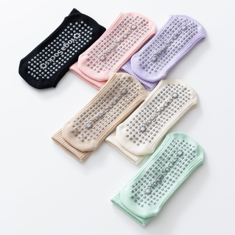 女性秋ノンスリップヨガソックス圧力ミッドチューブソックスグリ - Anti Blister Sock のレビューと価格