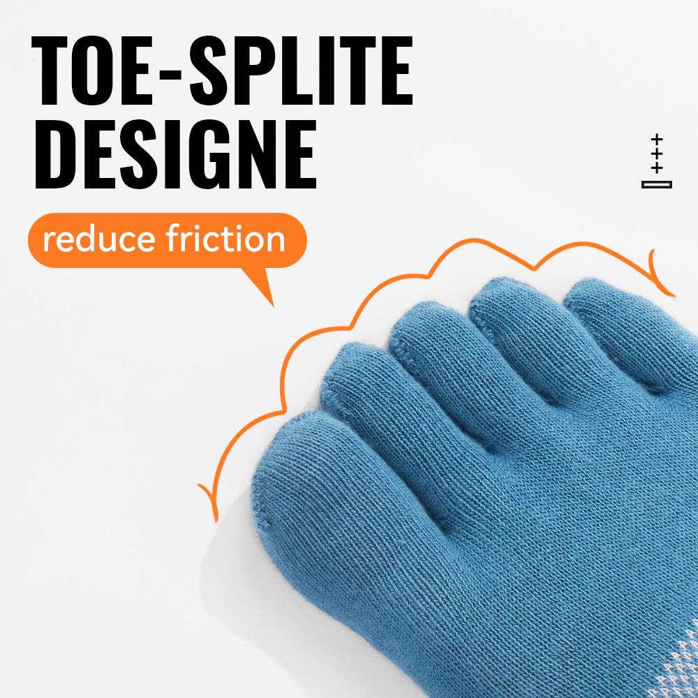 WRELS 1/2/3 ペアハイキングつま先ソックスシームレ - Anti Blister Sock のレビューと価格