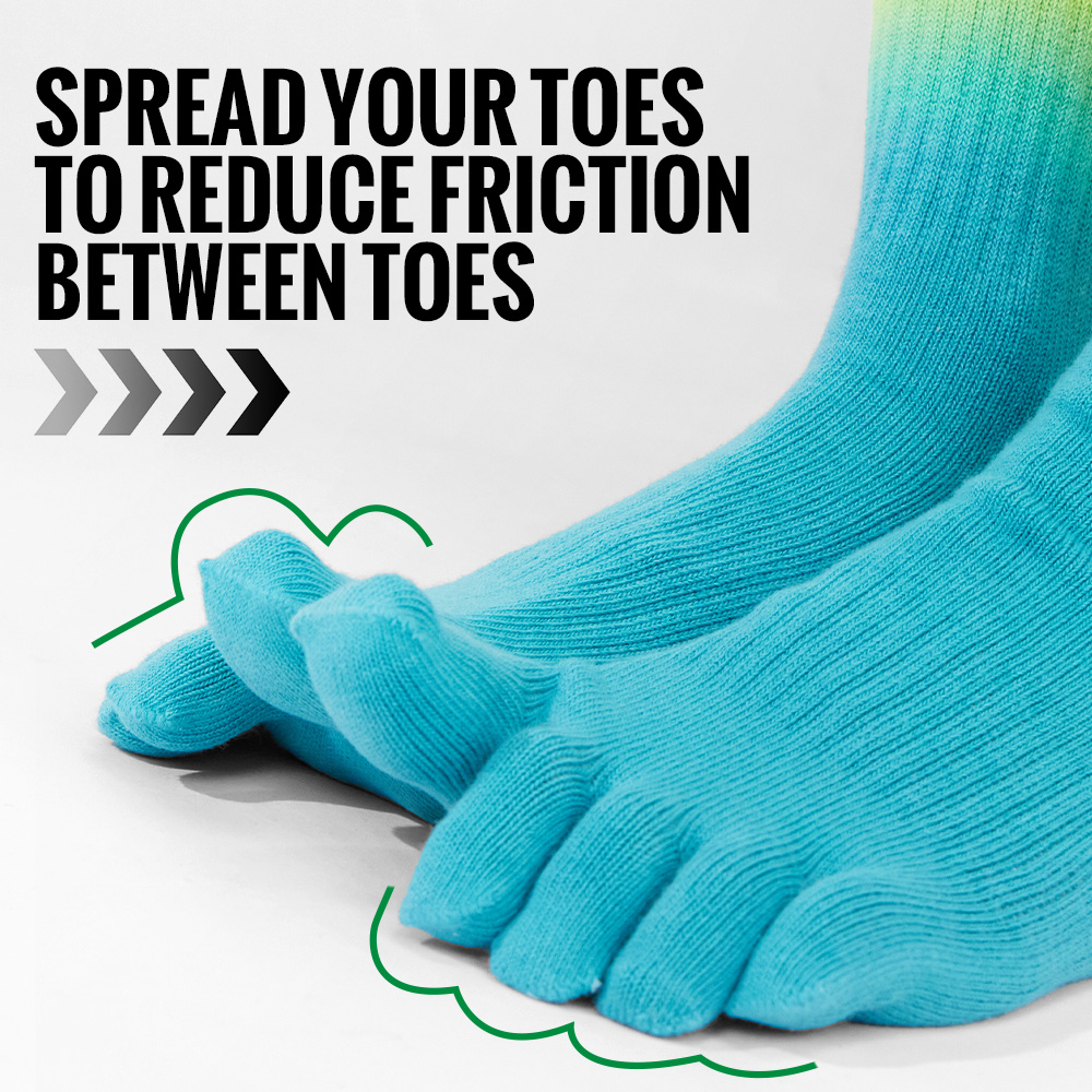 WRELS トゥソックス コットン アスレチック ランニング - Anti Blister Sock のレビューと価格