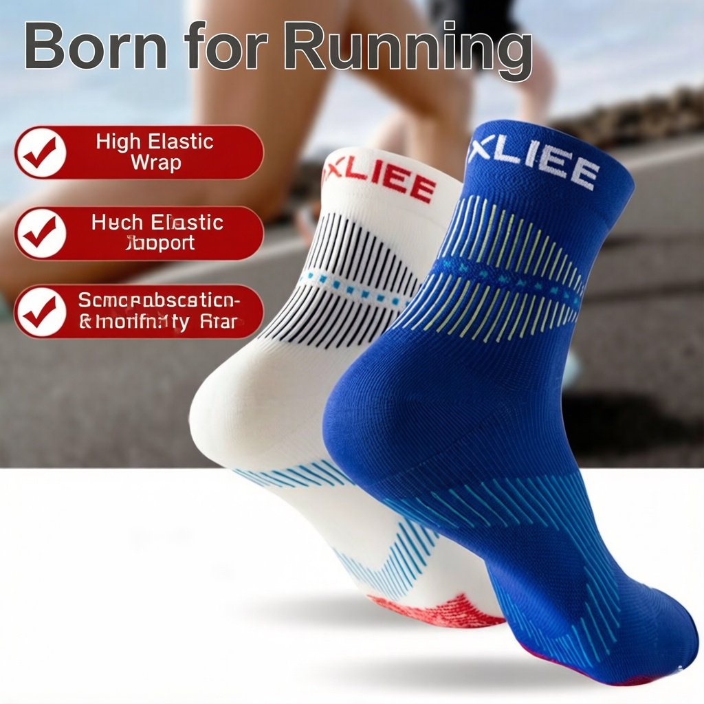 WRELS 1/2/3 ペア ランニングソックス 吸湿発散性 - Anti Blister Sock のレビューと価格
