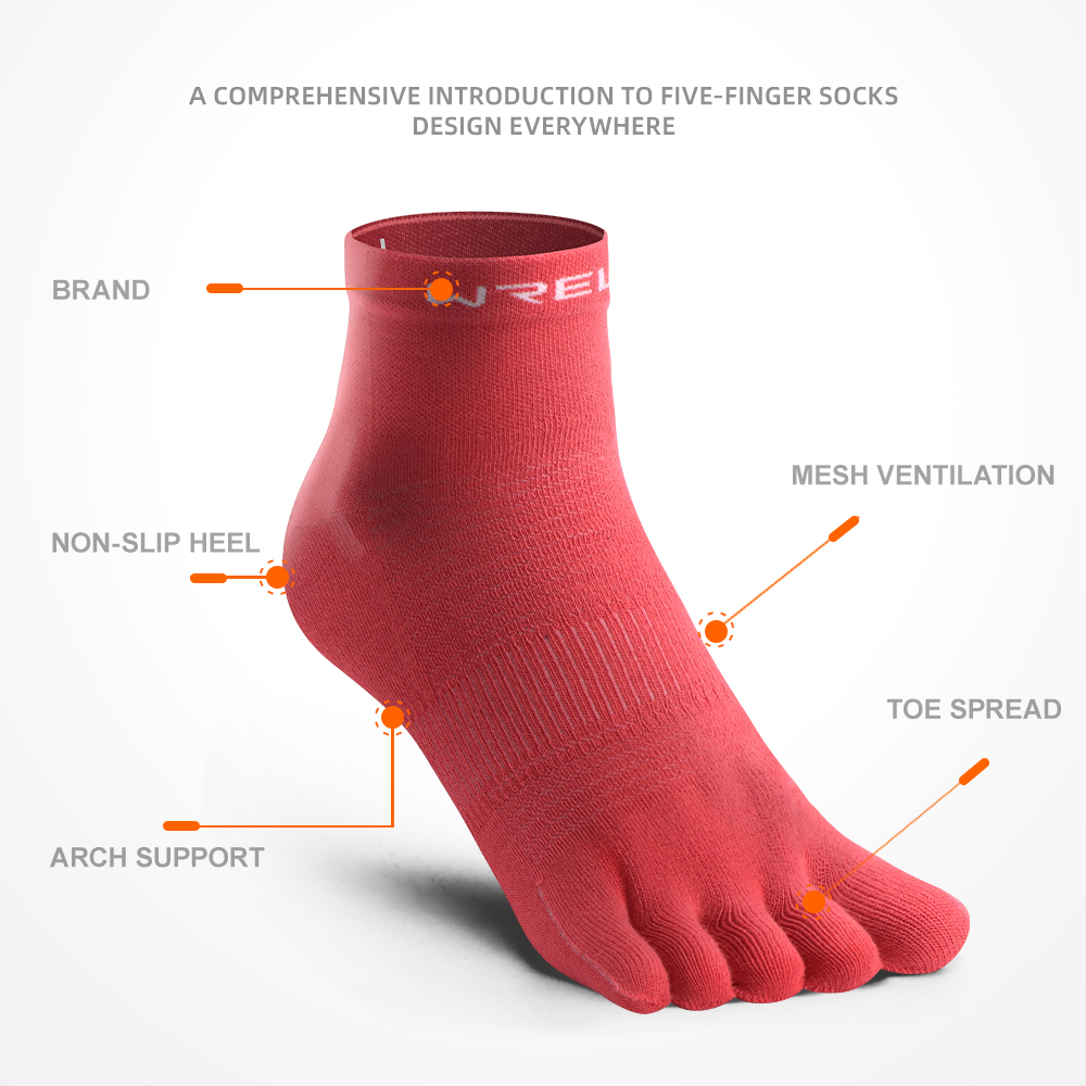 WRELS COOLMAX 5 本指アウトドア スポーツ ソ - Anti Blister Sock のレビューと価格